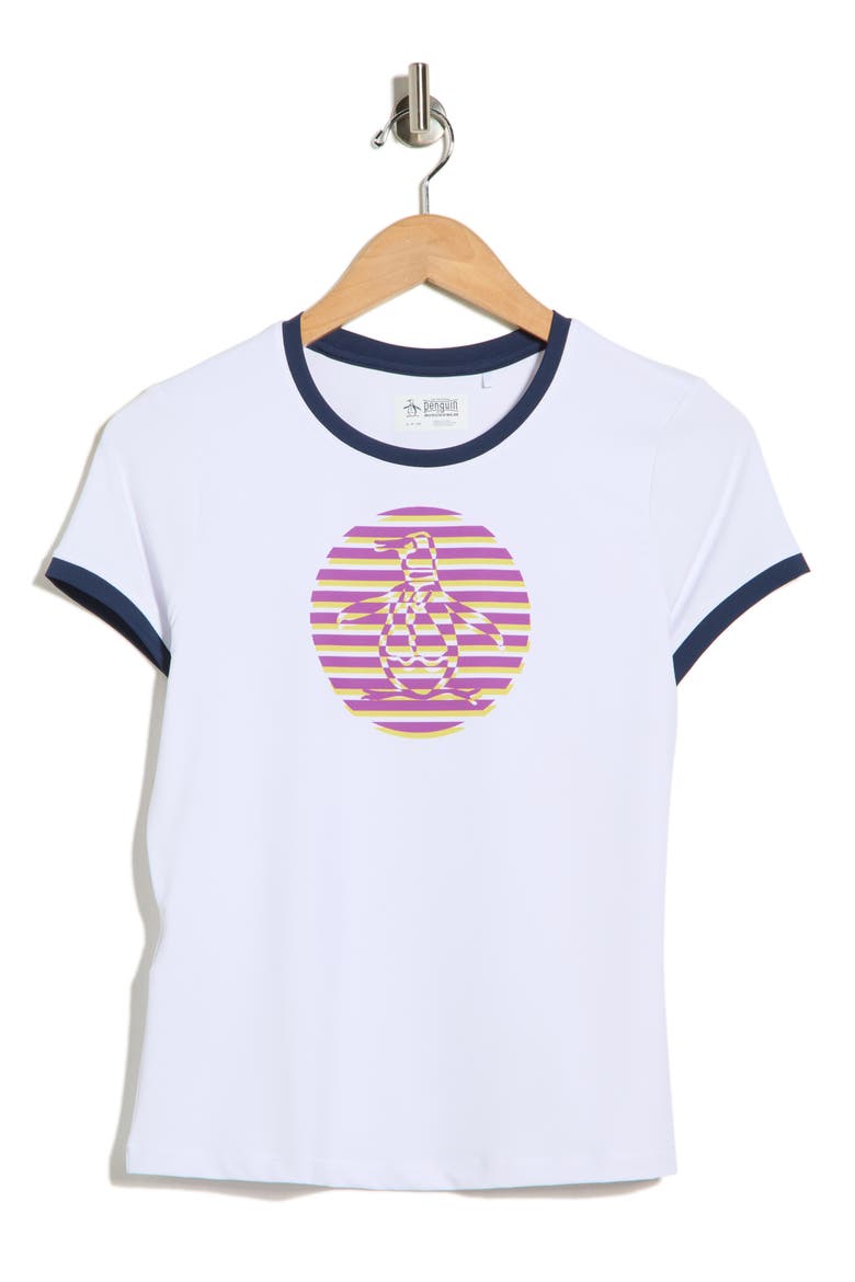 Short Sleeve Graphic Ringer Tee, Alternate, color, BRIGHT WHITE