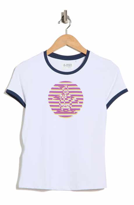 ORIGINAL PENGUIN GOLF Short Sleeve Graphic Ringer Tee