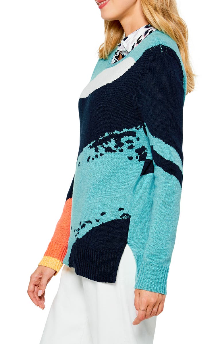 NIC+ZOE Sky Scene Sweater, Alternate, color, 