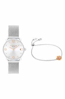 COACH Elliot Mesh Bracelet & Watch Gift Set, 36mm