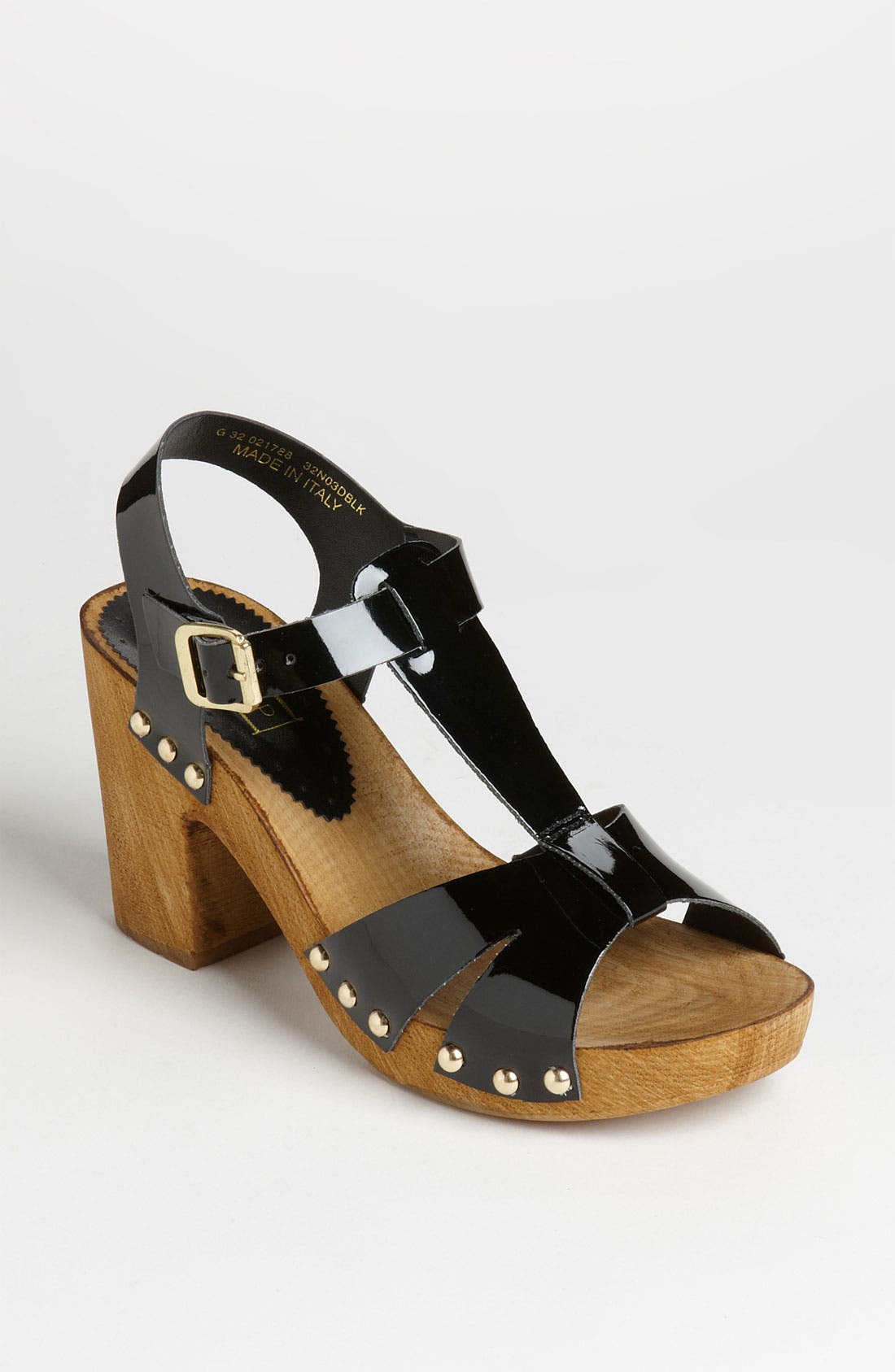 'Nano' Sandal, Main, color, BLACK