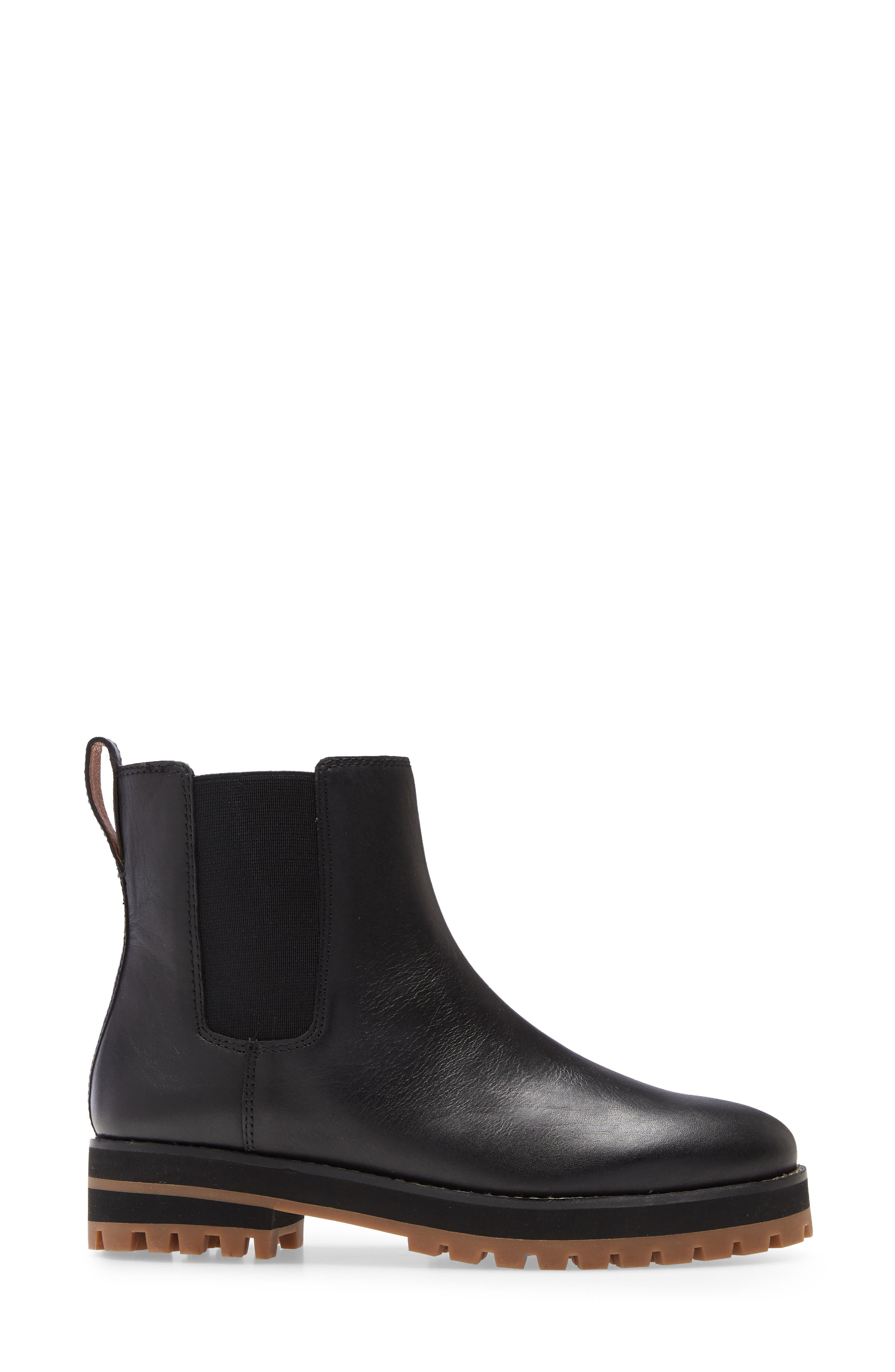 Ivy Chelsea Boot, Alternate, color, TRUE BLACK