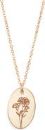Set & Stones Louise Birth Flower Necklace