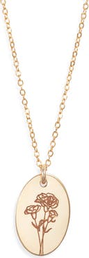 Set & Stones Louise Birth Flower Necklace