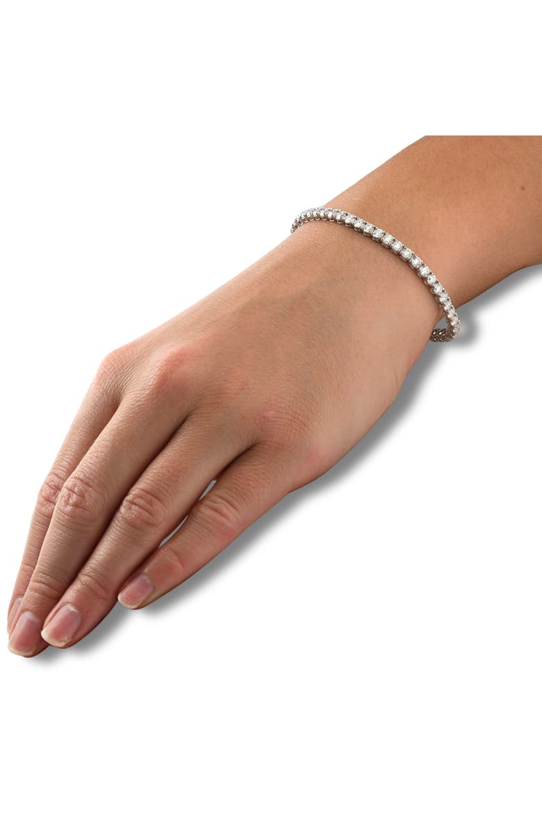7 Ct T.W. Round Lab Grown Diamond Tennis Bracelet 14K Gold 7", Alternate, color, 14k White Gold