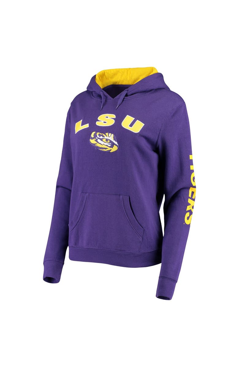 COLOSSEUM Women's Colosseum Purple LSU Tigers Loud and Proud Pullover Hoodie, Alternate, color, Purple