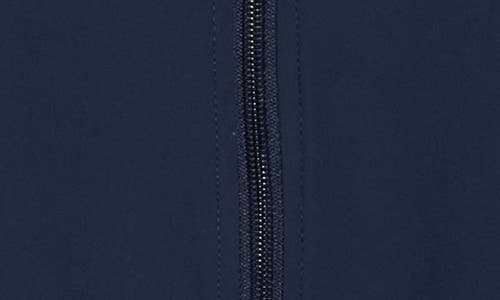 90 Degree By Reflex Warp X Intown Bomber Jacket In Blue