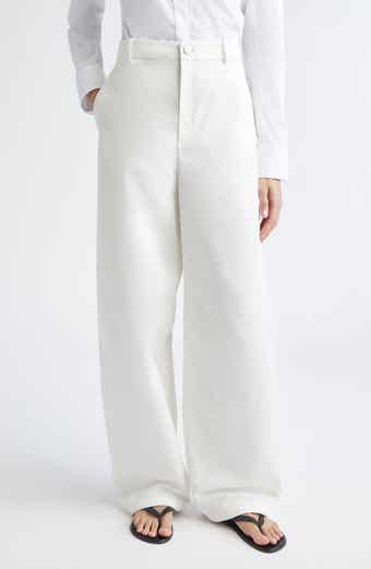 Barrow High Waist Cotton Barrel Leg Pants