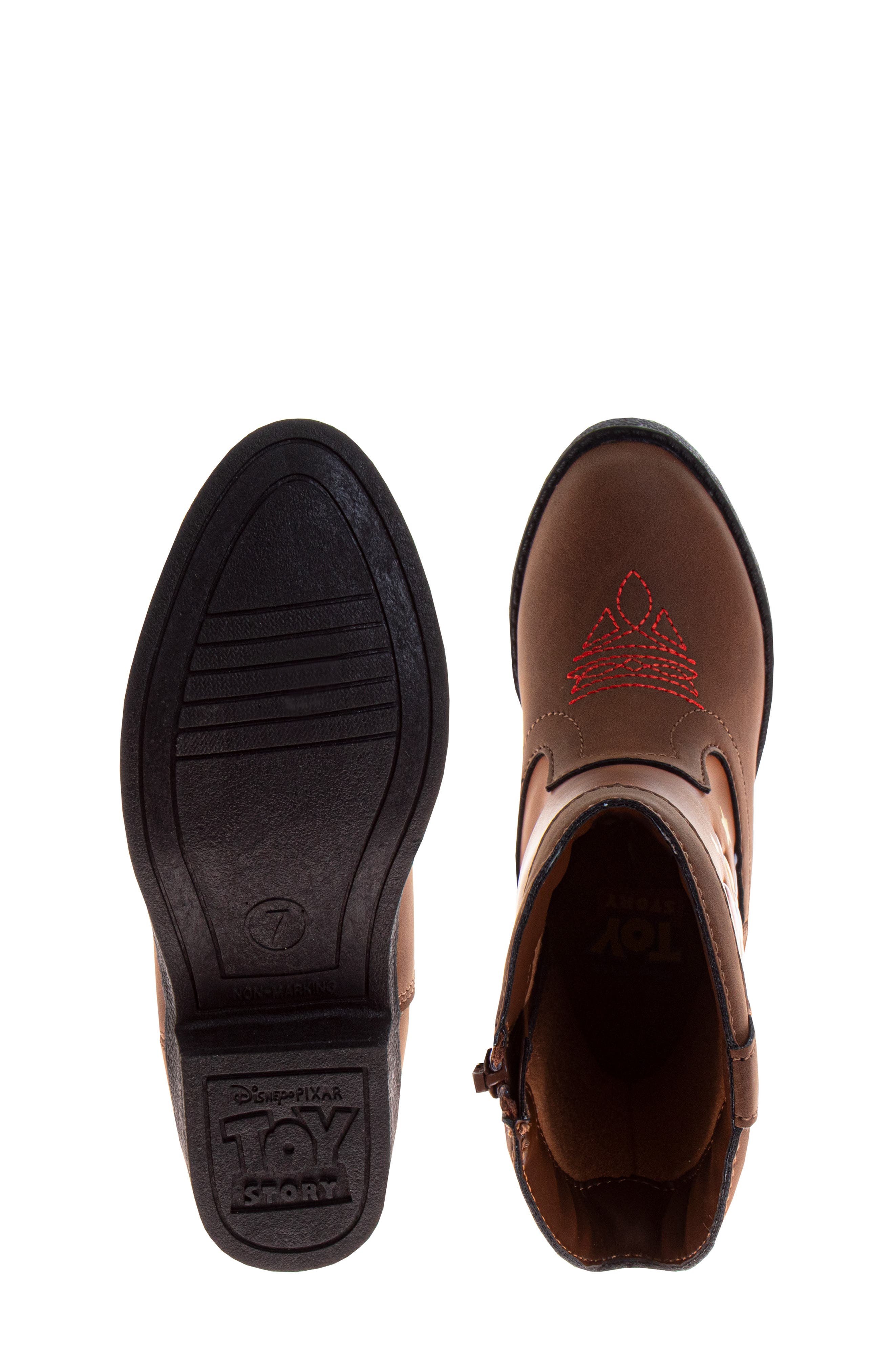 JOSMO Kids' Toy Story Cowboy Boot, Alternate, color, Brown