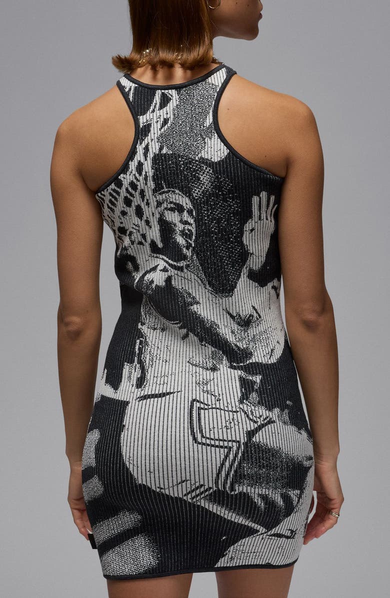 Jordan Air Jordan Rib Body-Con Dress, Alternate, color, Sail