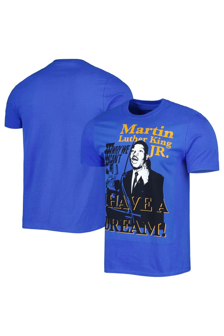 Unisex Blue Martin Luther King Jr. Graphic T-Shirt, Main, color, Blue