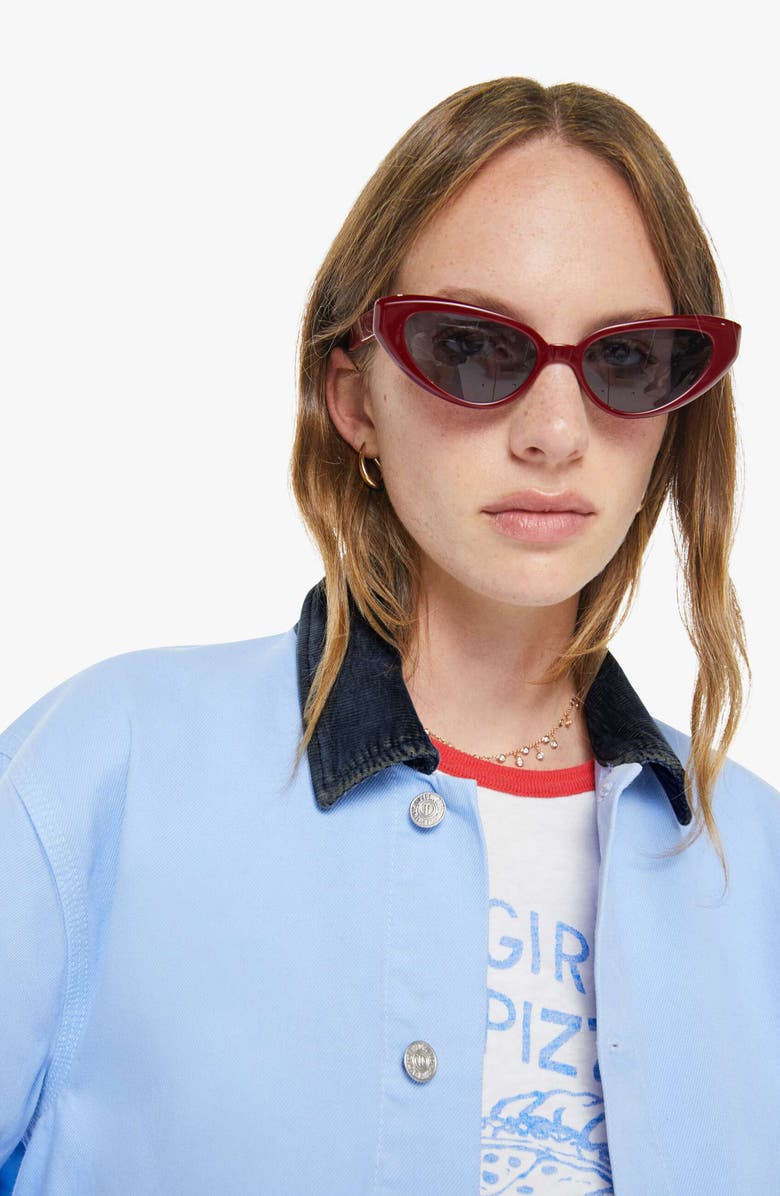 MOTHER The Frontline Twill Chore Jacket, Alternate, color, Horseplay Vista Blue