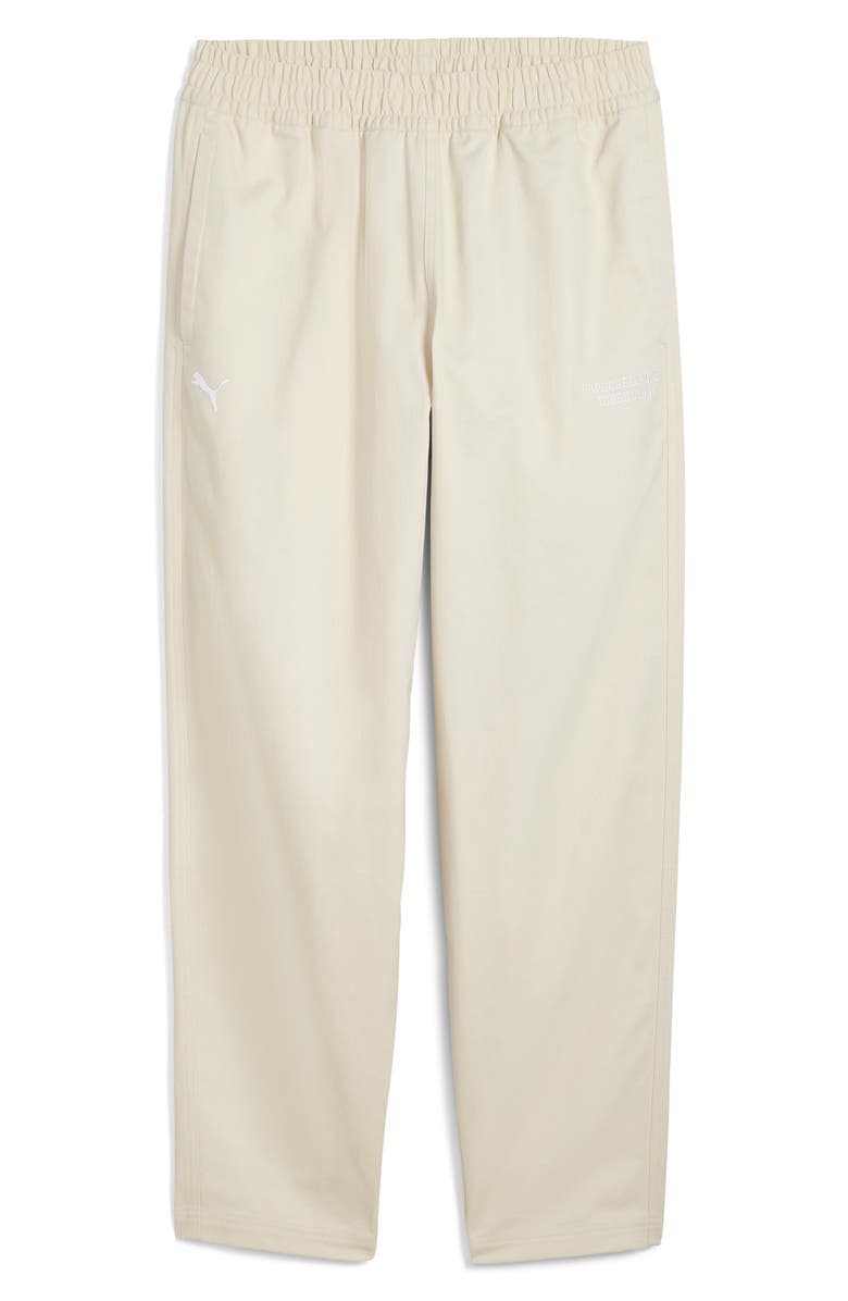 PUMA Porsche League Elastic Waist Cotton Pants, Alternate, color, Alpine Snow
