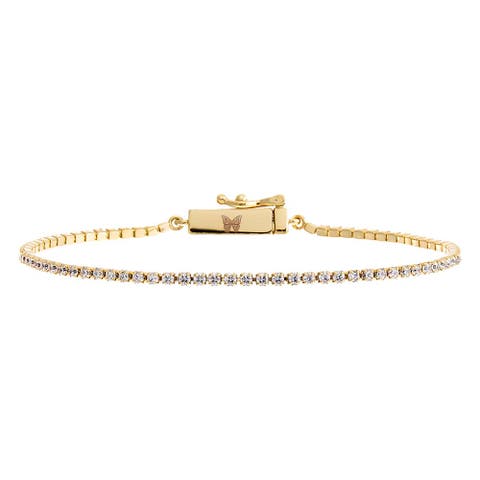 Thin Tennis Bracelet
