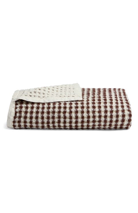 Waffle Cotton Throw Blanket