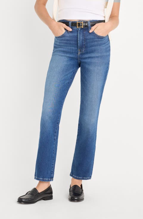 Soft-Tech Good Legs Ankle Straight Leg Jeans (Indigo 1233)