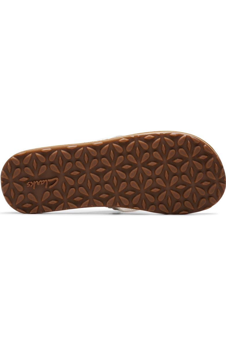 Clarks<sup>®</sup> Fenner Nerica Flip Flop, Alternate, color, Off White