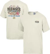 ComfortWash Men's ComfortWash Cream Texas Longhorns vs. Oklahoma Sooners Red River Rivalry Stadium Match Up T-Shirt