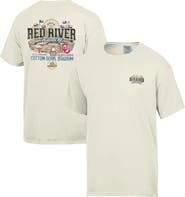 ComfortWash Men's ComfortWash Cream Texas Longhorns vs. Oklahoma Sooners Red River Rivalry Stadium Match Up T-Shirt