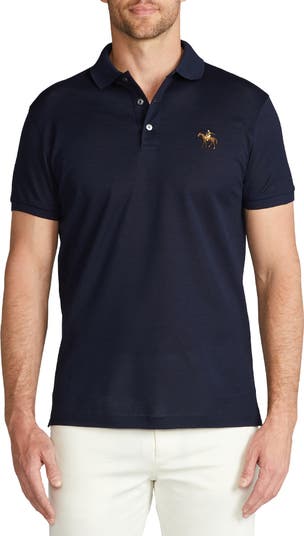 Ralph Lauren Purple Label Slim Fit Logo Embroidered Cotton