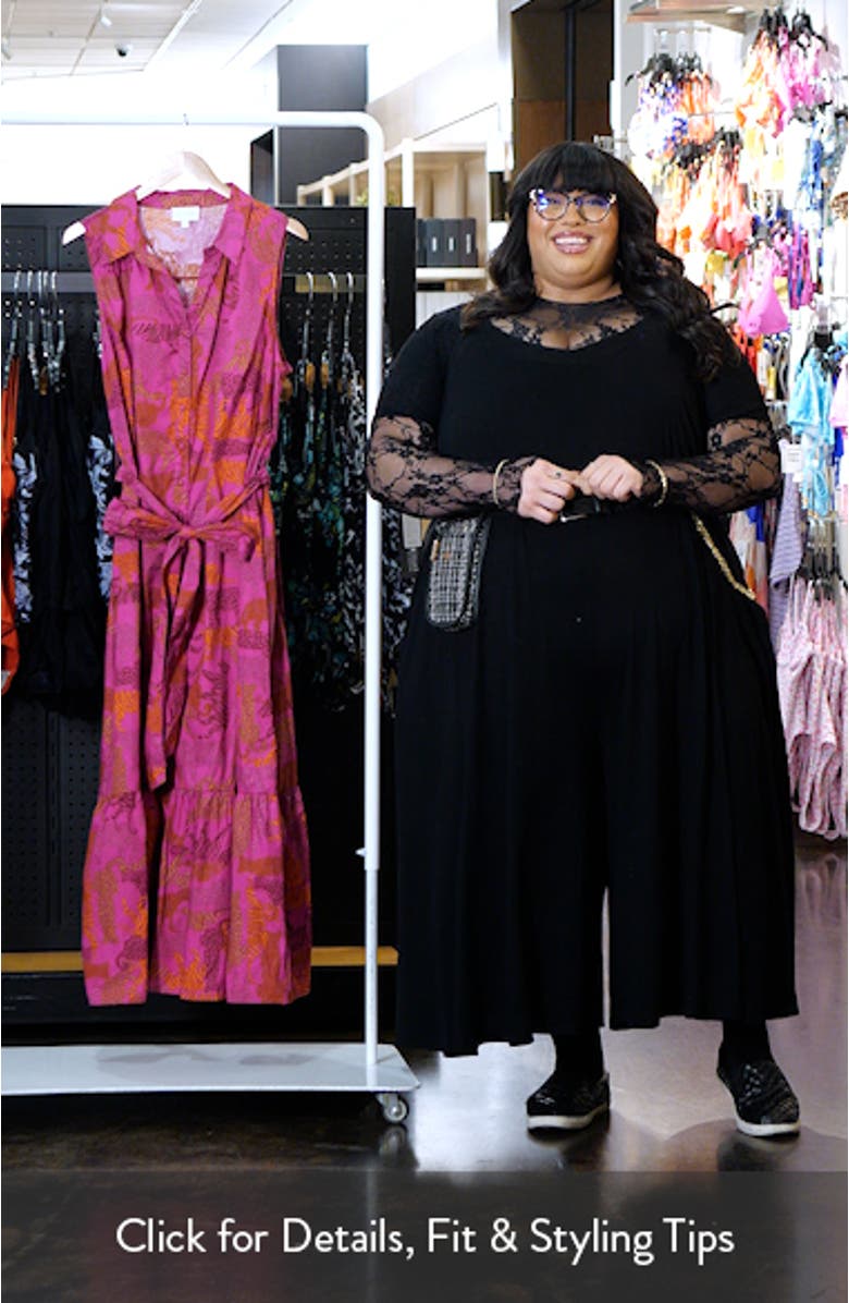 In the Jungle Cileah Cotton Maxi Shirtdress, sales video thumbnail