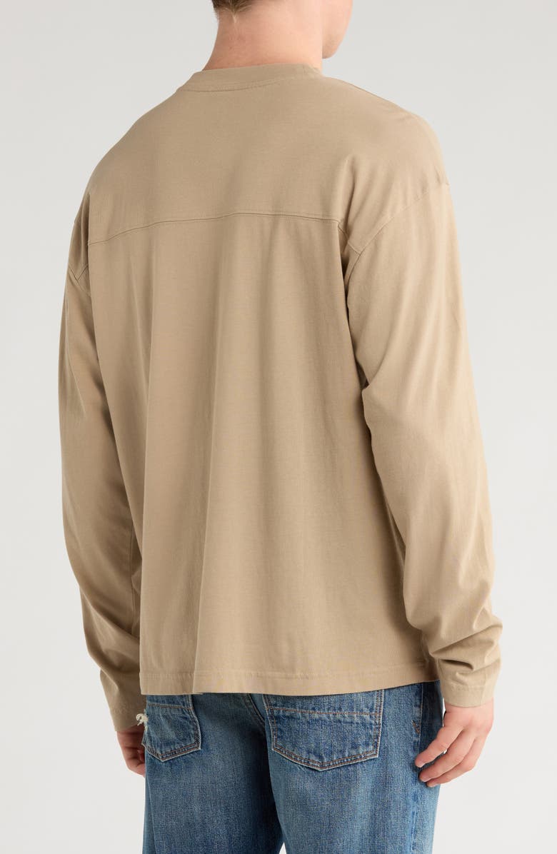 Abound Oversize Cotton Rugby Shirt, Alternate, color, Tan Teak
