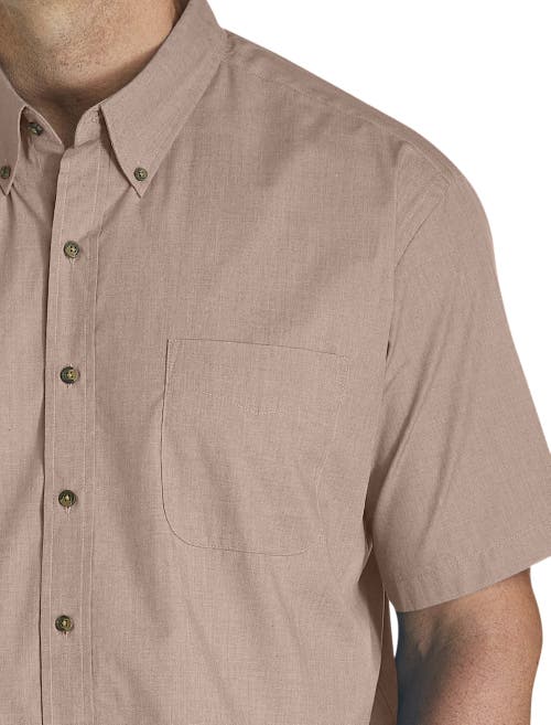 Harbor Bay By Dxl Easy-care Solid Sport Shirt