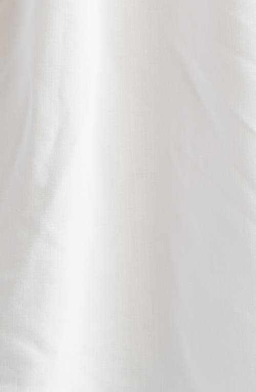 Comme Des Garcons Girl Comme Des Garçons Girl Ruffle Pocket Broadcloth Button-up Shirt In White