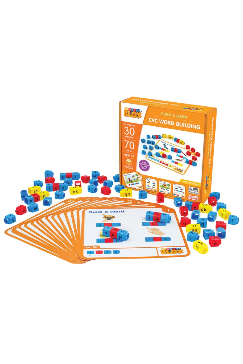 Rainbow Phonics Blox Cvc Word Building, Alternate, color, Multicolored