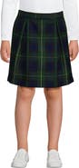 Lands' End School Uniform Girls Plaid Skort Top of Knee