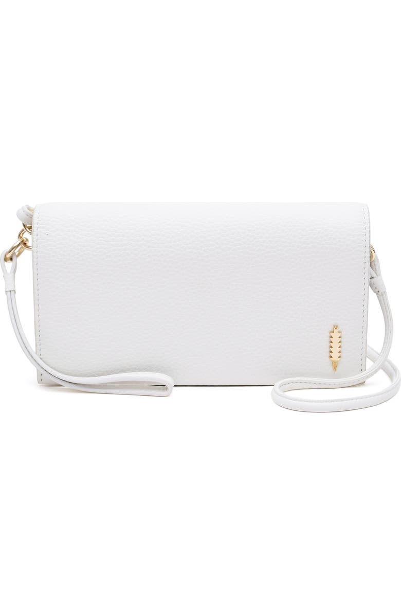 Thacker Aris Soft Pebble Crossbody Bag, Main, color, White