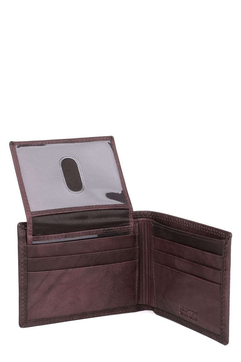 Credit Card RFID Leather Billfold Wallet, Alternate, color, BROWN
