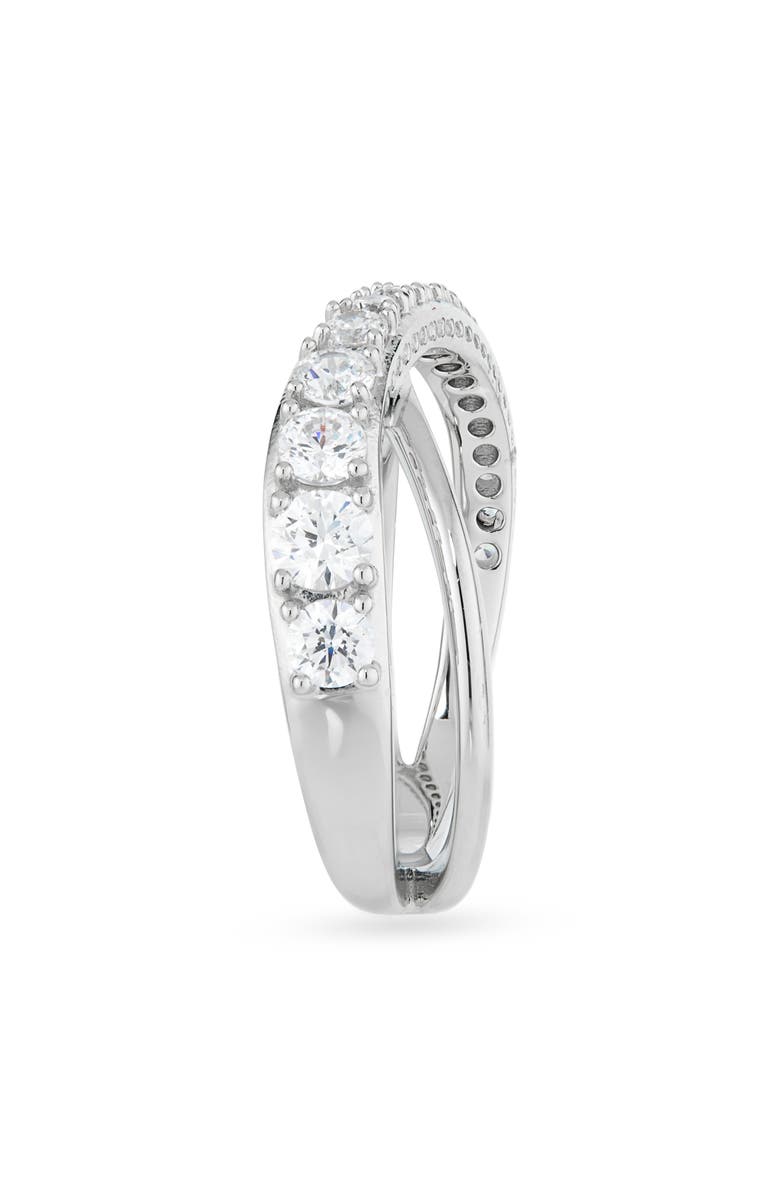Swarovski Hyperbola Ring, Alternate, color, White Gold