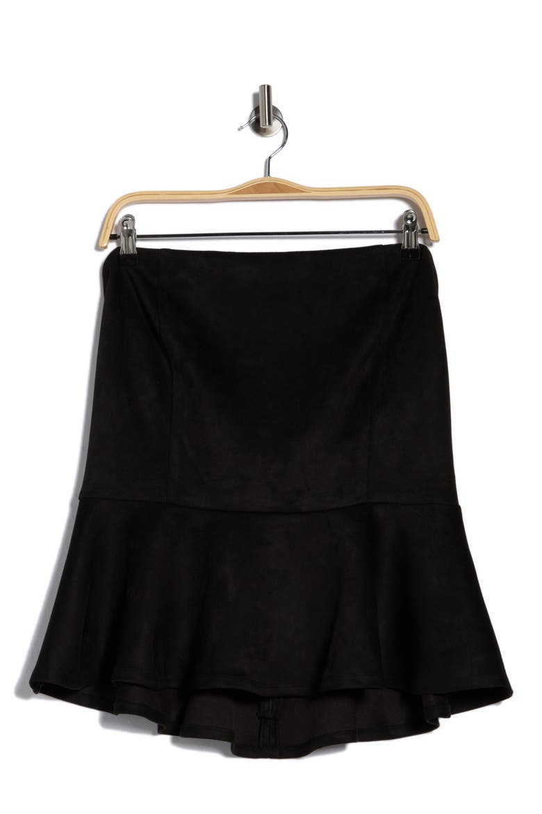 Danger Faux Suede Top, Alternate, color, JET BLACK