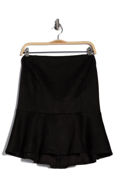 Danger Faux Suede Top (Plus)