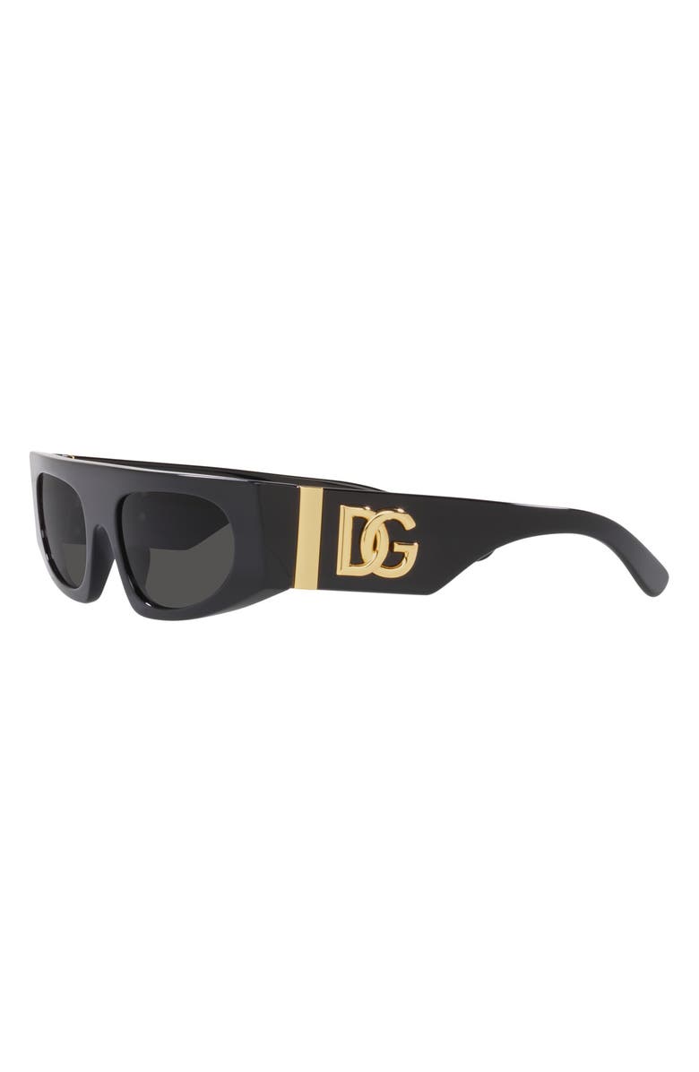 Dolce&Gabbana 54mm Rectangular Sunglasses, Alternate, color, 