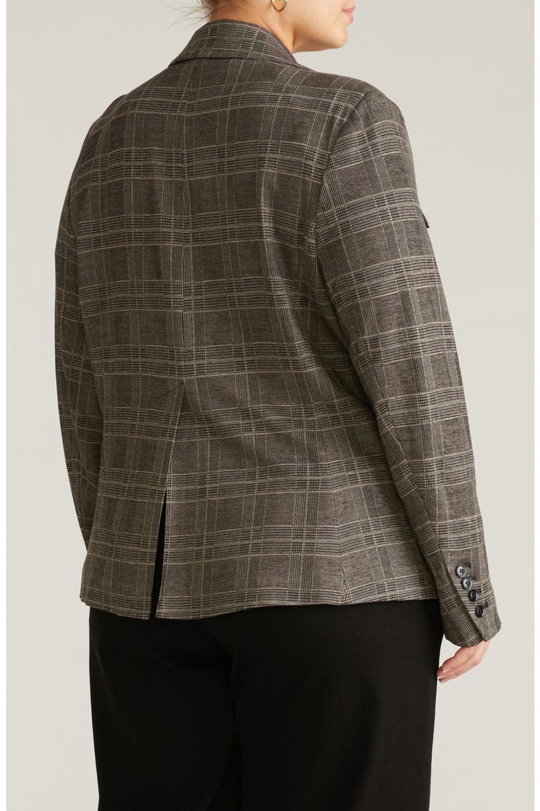 Four Pocket Blazer, Alternate, color, BRITISH BEIGE PLAID