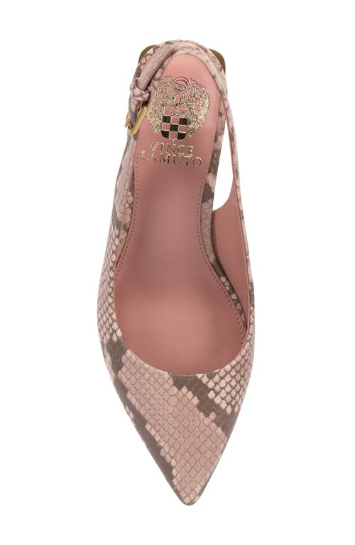 Vince Camuto Hamden Pointed Toe Slingback Pump In Pale Pink