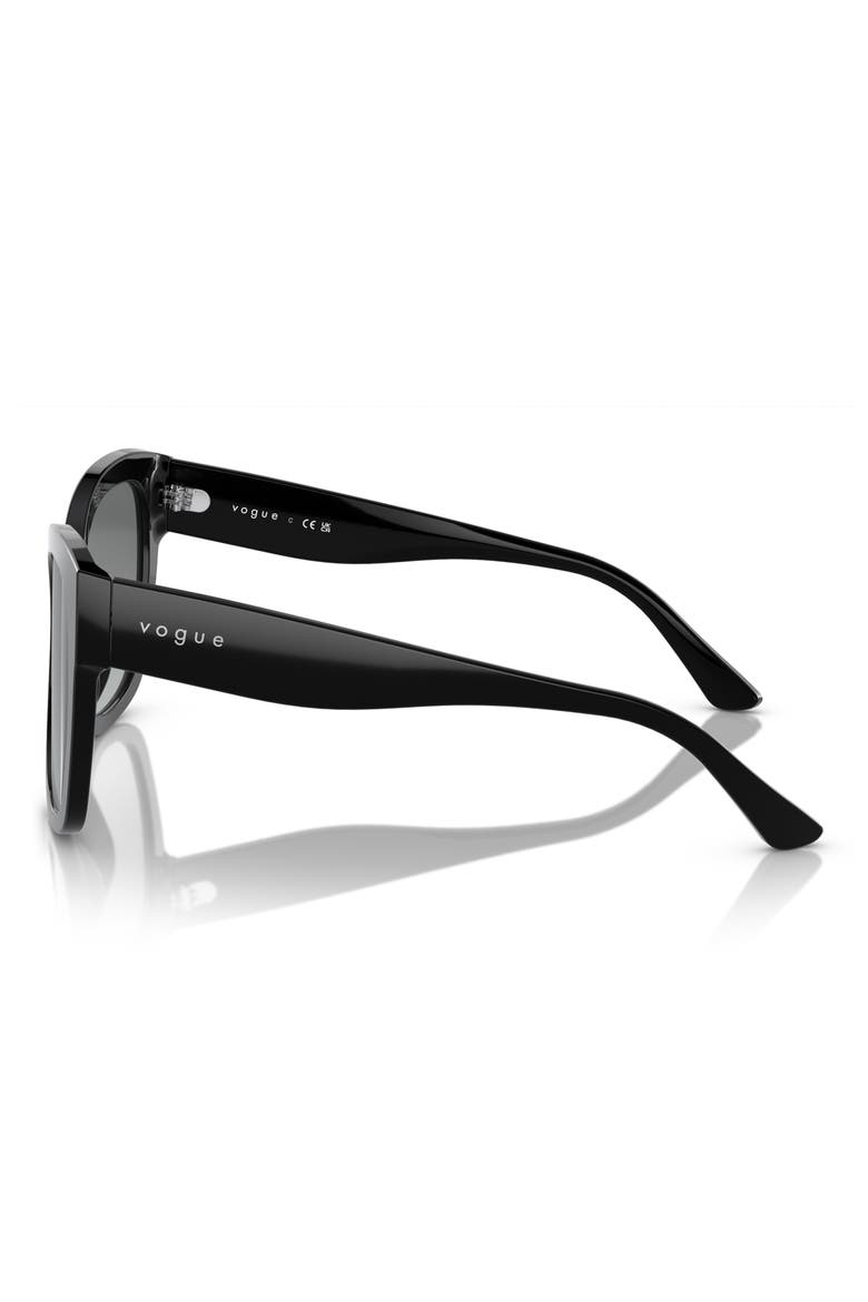 VO5338S 54mm Square Sunglasses, Alternate, color, BLACK / GREY GRADIENT