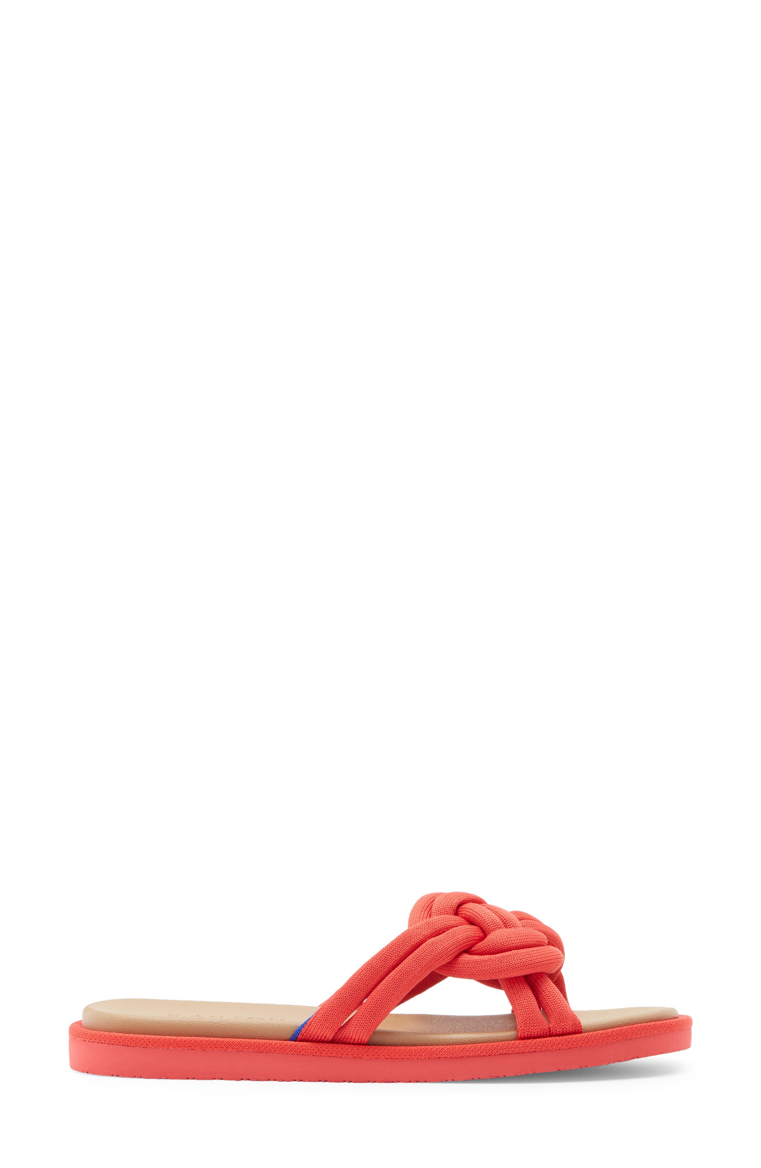 The Summer Sandal, Alternate, color, RED HOT