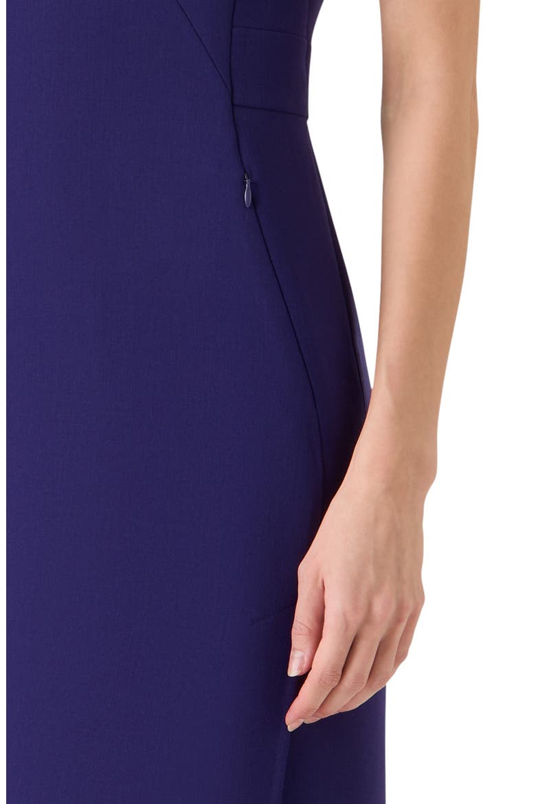 Stretch Wool Sheath Dress, Alternate, color, DARK PURPLE