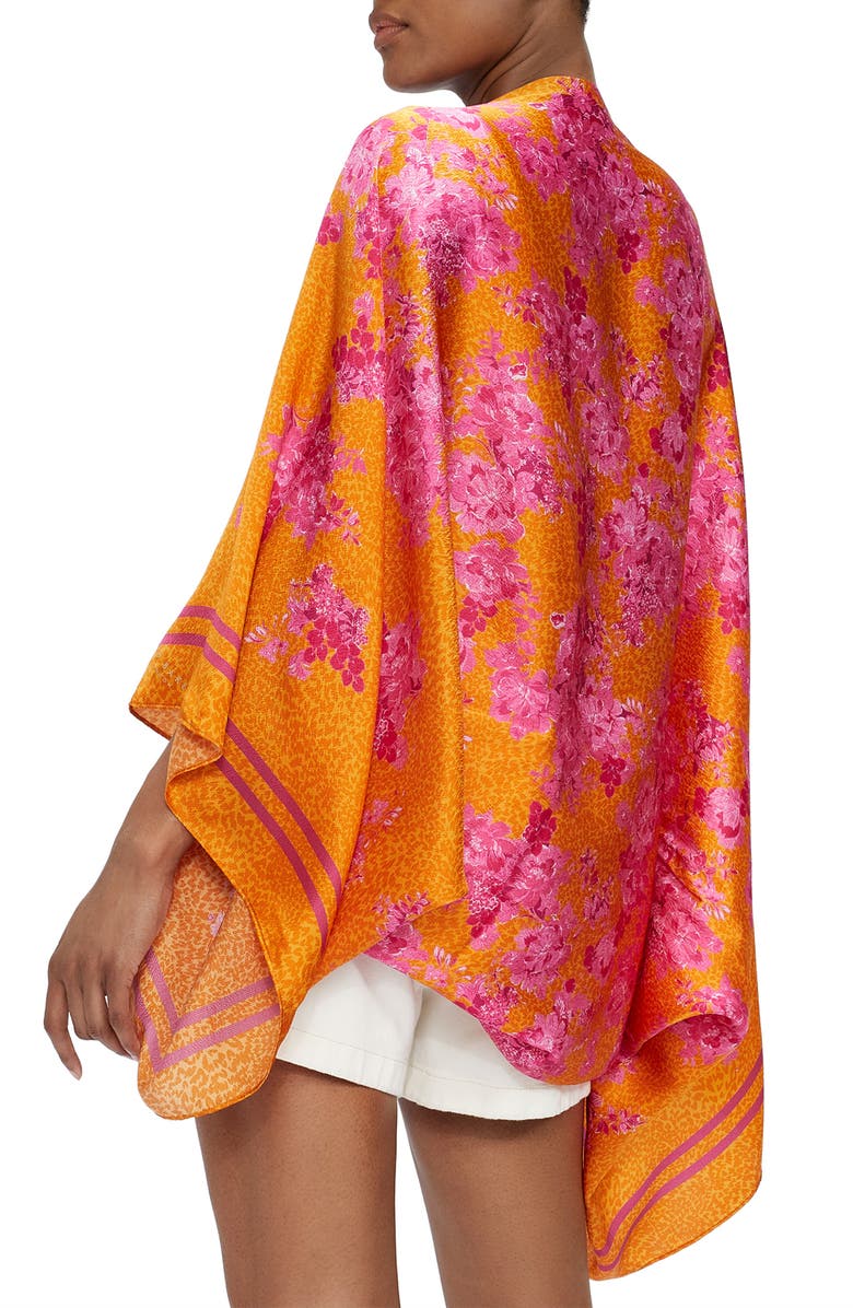 Ted Baker London Metropolis Silk Cape Scarf, Alternate, color, 