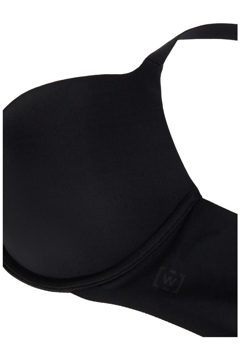Pure 3W Underwire Push-Up Bra, Alternate, color, BLACK