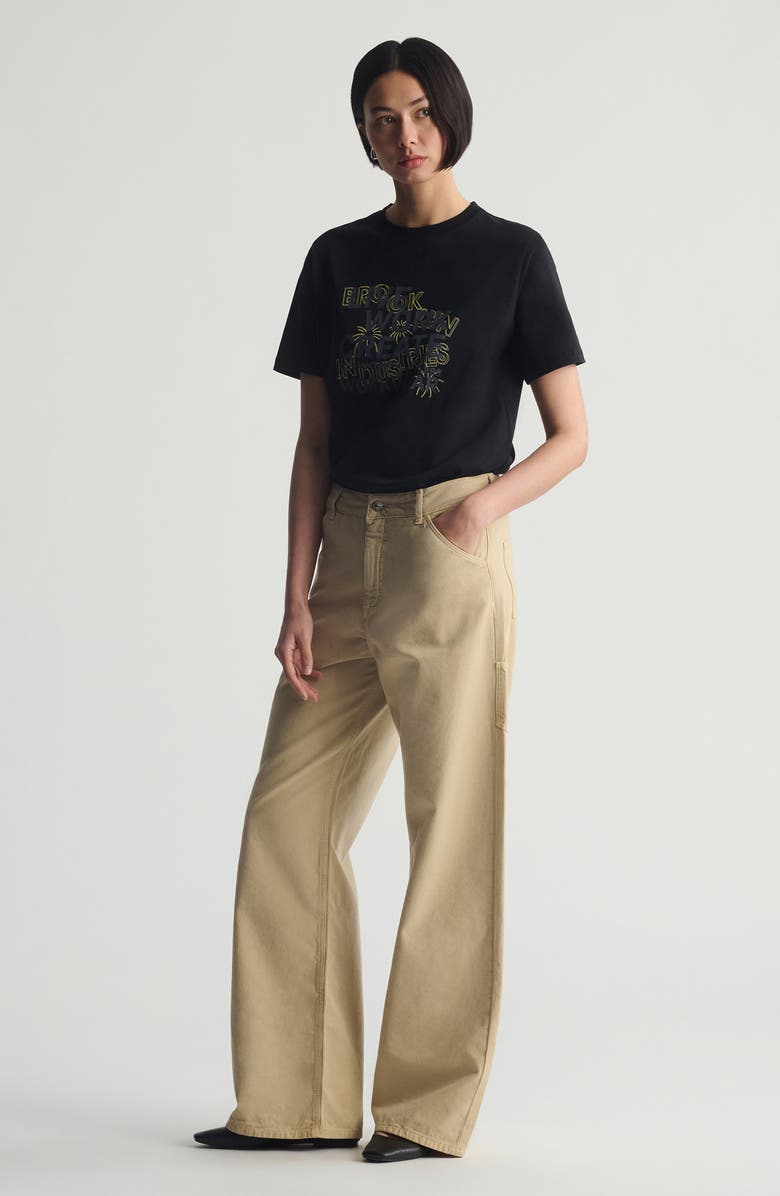 Brooklyn Industries High Waist Carpenter Pants, Alternate, color, 