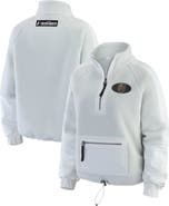 WEAR by Erin Andrews Women's WEAR by Erin Andrews Gray Vegas Golden Knights Polar Fleece Quarter-Zip Jacket