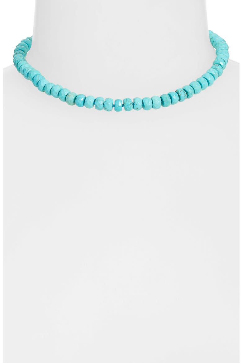 Turquoise Beaded Necklace, Alternate, color, TURQUOISE