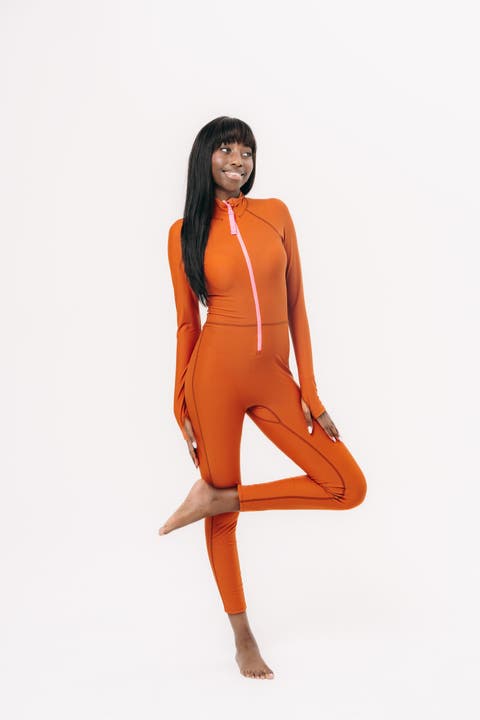Women's Full-Body One-Piece Swimsuit - UPF 50+