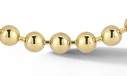 Yield Of Men 3mm Ball Chain Necklace In Gold