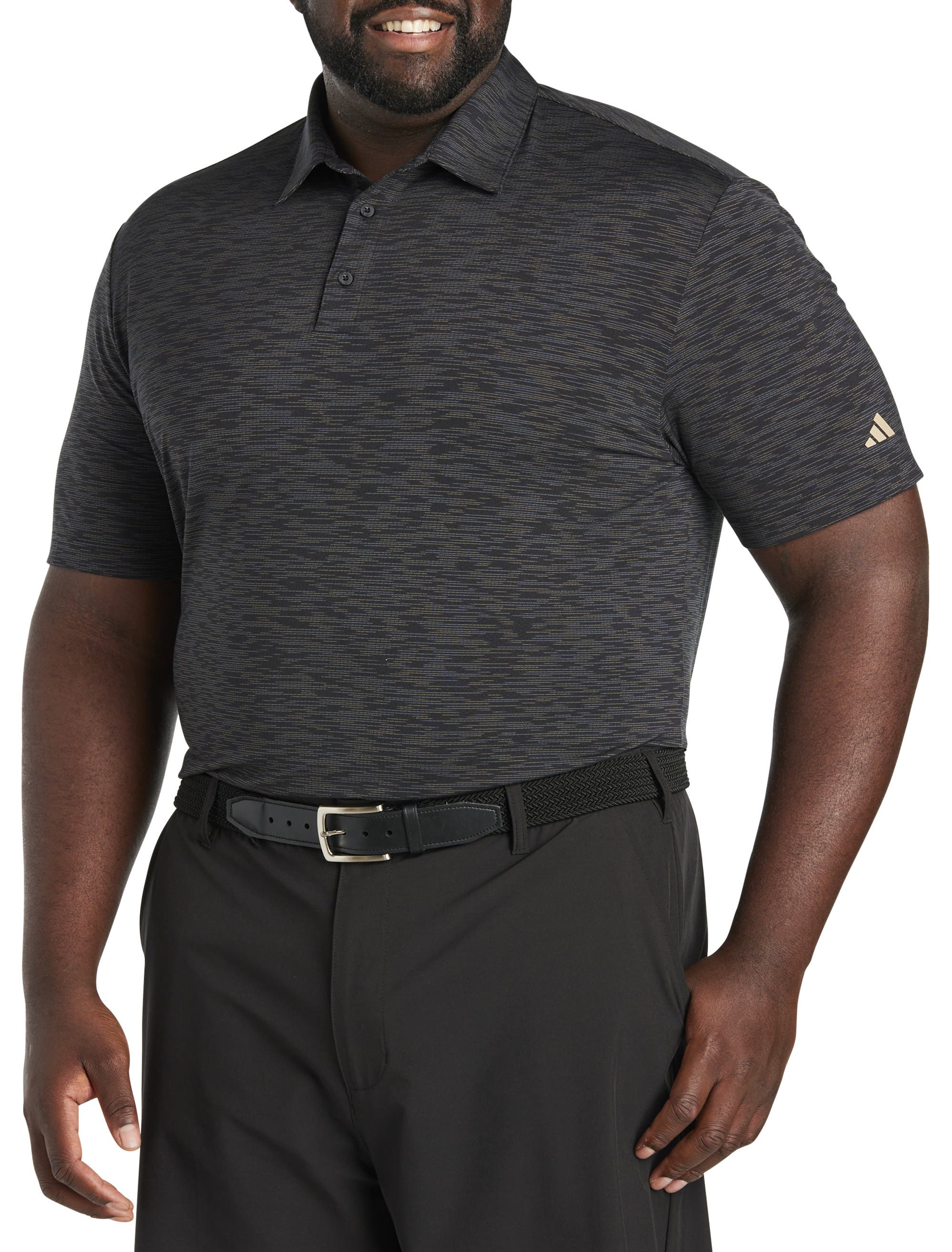 adidas big and tall polo shirts