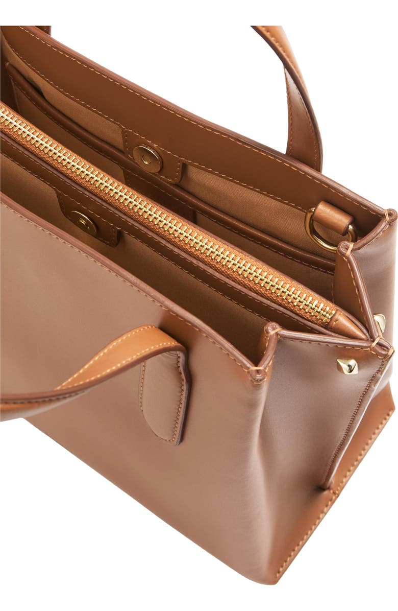 LK Bennett Lola Leather Tote, Alternate, color, Tan